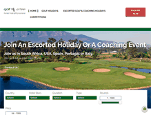Tablet Screenshot of golftoatee.co.uk